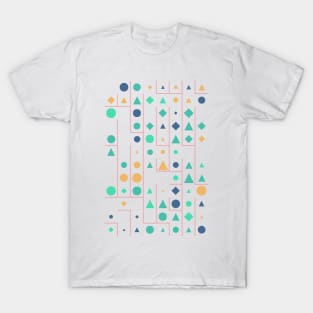 Geometric Colourful Pattern T-Shirt